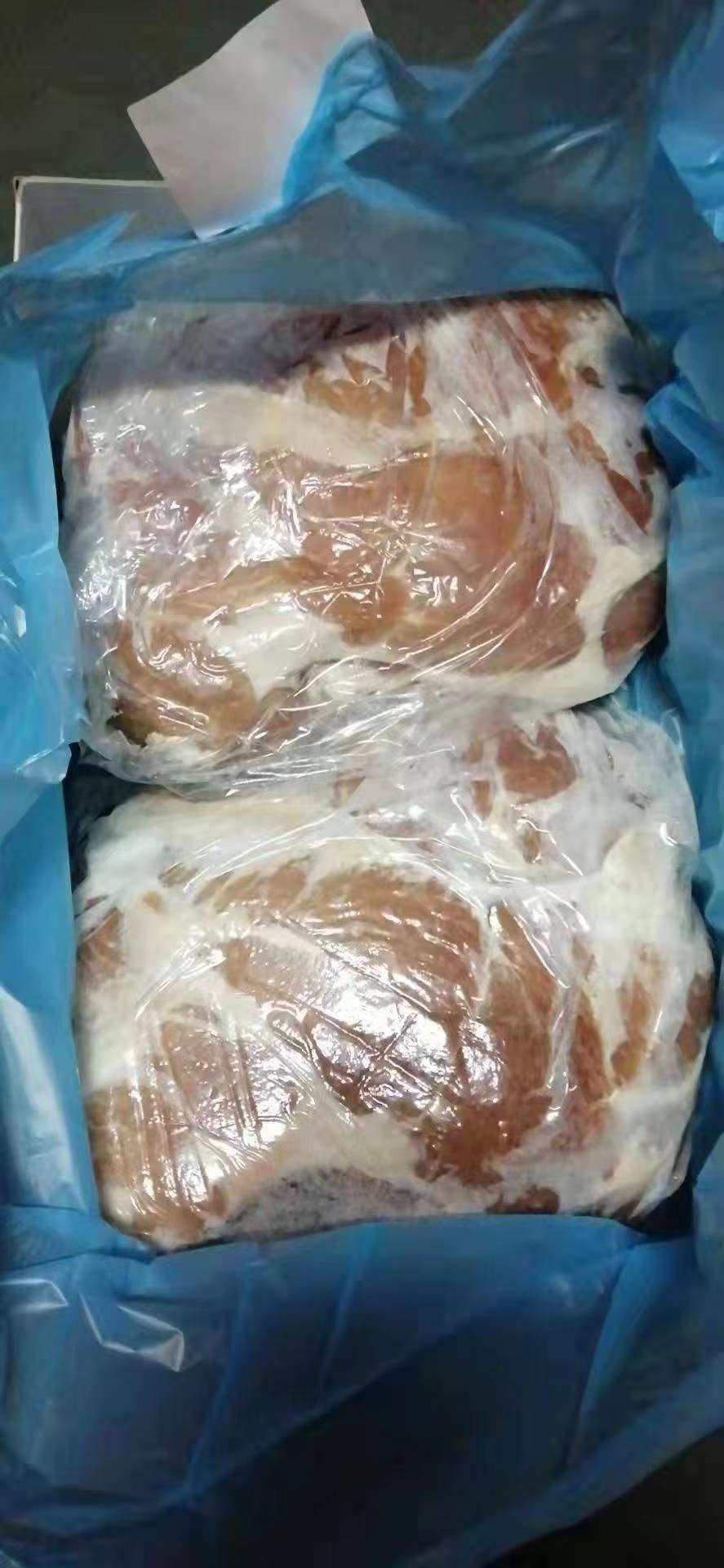 特价处理进口冻前腿肉，去皮去骨