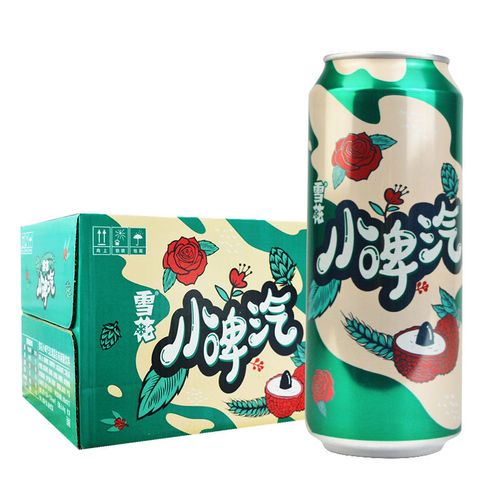 临期雪花小啤汽饮料