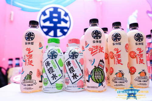 ​乐体控膳食纤维气泡茶330ml 日期好