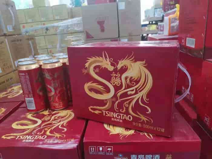 22年6月份到期青岛啤酒龙凤呈祥喜罐