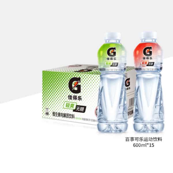 佳得乐运动饮料轻爽无糖2022年8月
