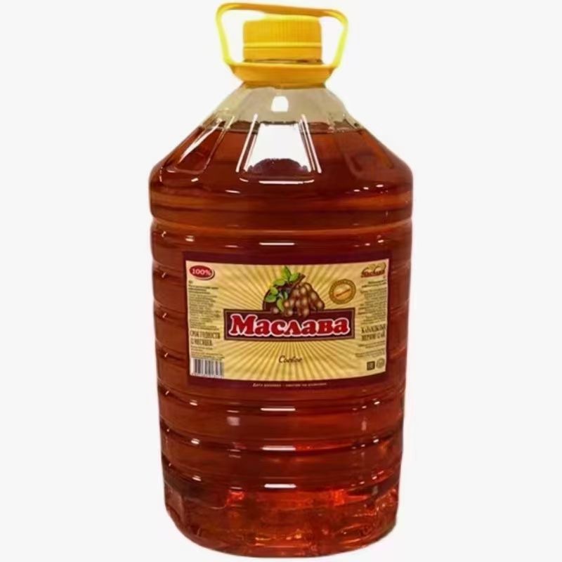 俄罗斯进口玛斯拉瓦精炼一级大豆油4.6L