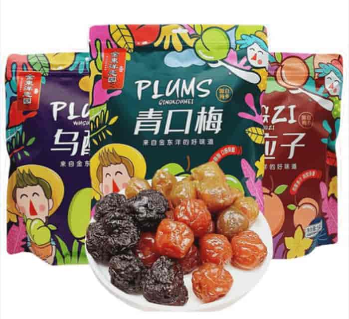 梅之屋恋园青口梅、乌酸梅、加州西梅240g