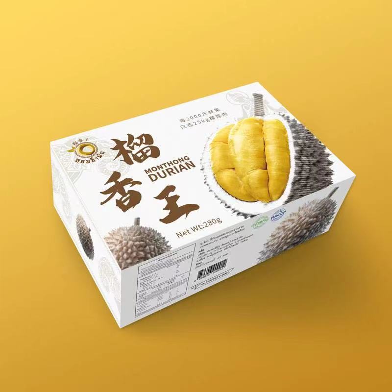 有核泰国三东部3A级金枕榴莲果肉