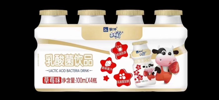 蒙牛未来星乳酸菌饮品 100×16瓶，2022年3月产