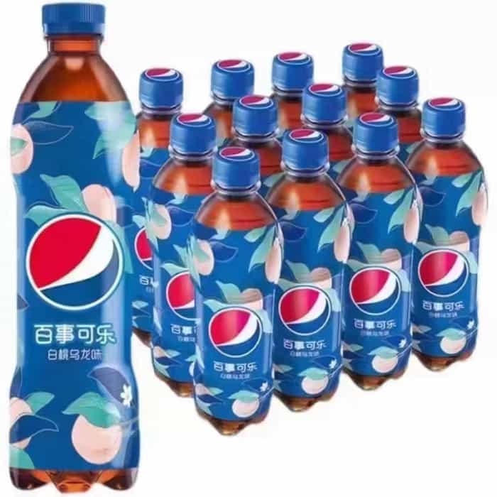 1800件百事可乐白桃乌龙600*24