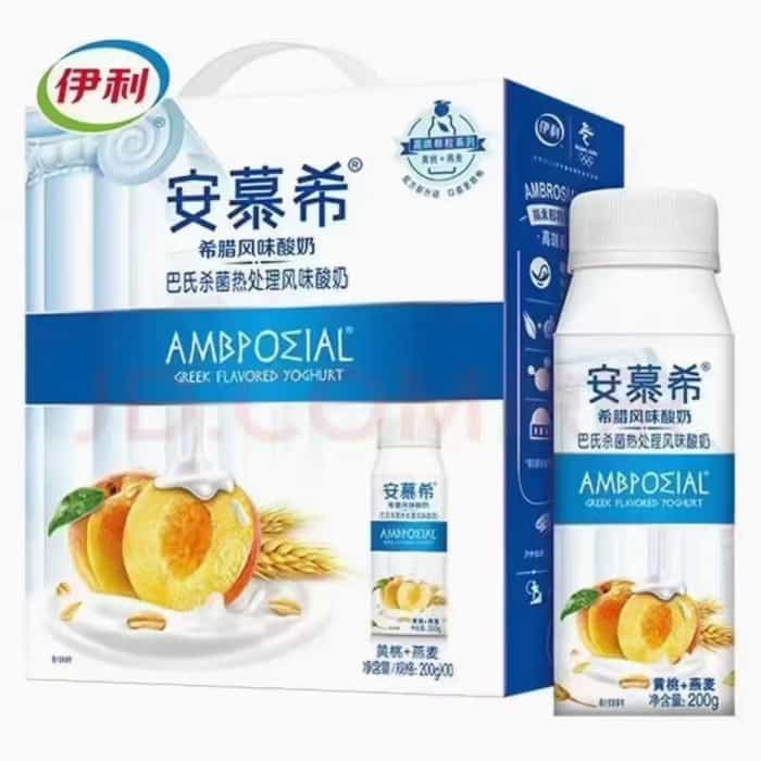 安慕希黄桃燕麦酸奶
