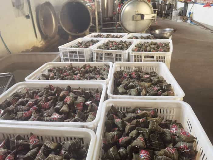 1000吨60g蜜枣粽子处理