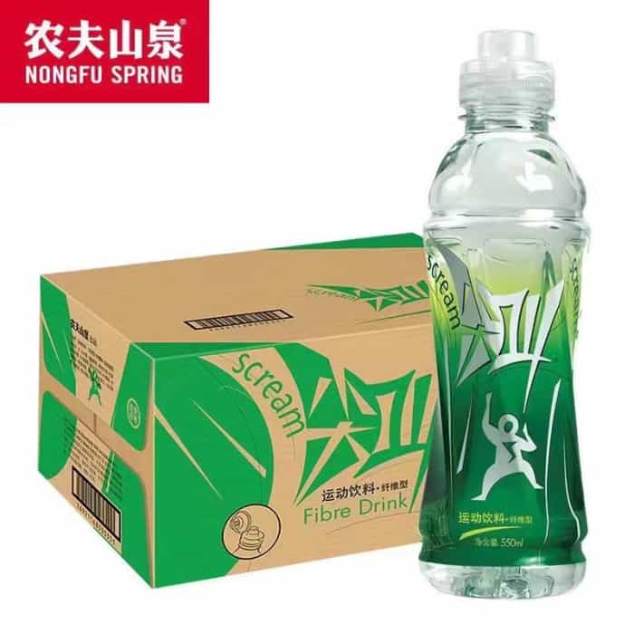 农夫山泉出品尖叫功能性饮料，纤维型
