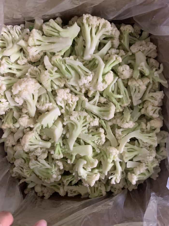 7吨速冻花菜，速冻松花菜。