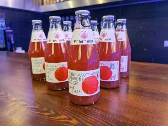 山楂风味啤酒，能卖的带价来