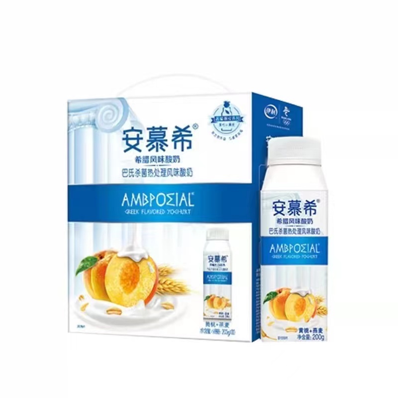 安慕希黄桃燕麦酸奶200g  特价处理