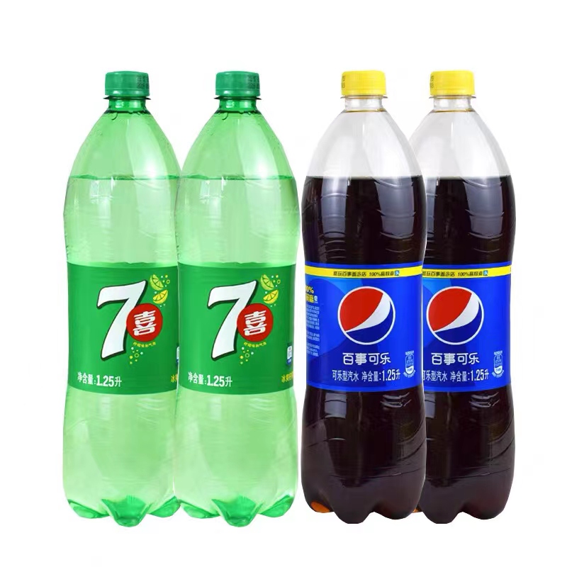百事可乐七喜1.25L组合装{6瓶}