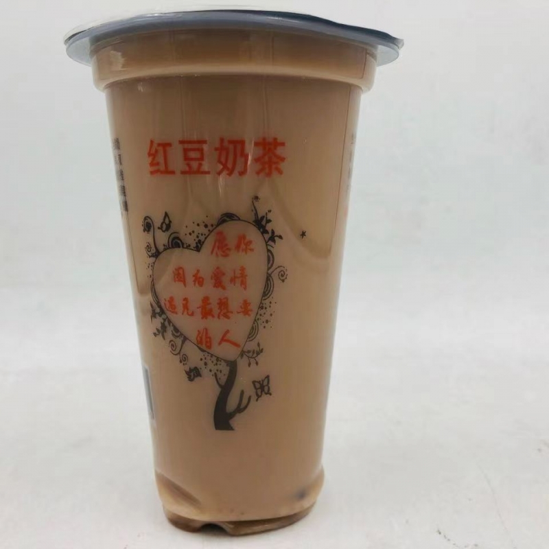 谷状元红豆奶茶420ML   特价处理1元一杯