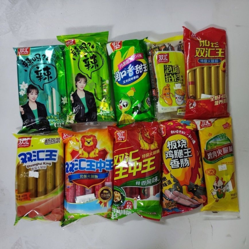 双汇火腿肠王中王玉米香甜王加钙王双汇王泡面拍档临期特价批发