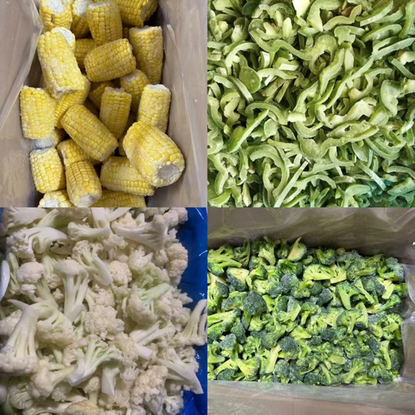 速冻有机松花菜，绿花菜，速冻青椒库存清理