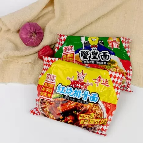 幸运方便面红烧排骨面42g袋装