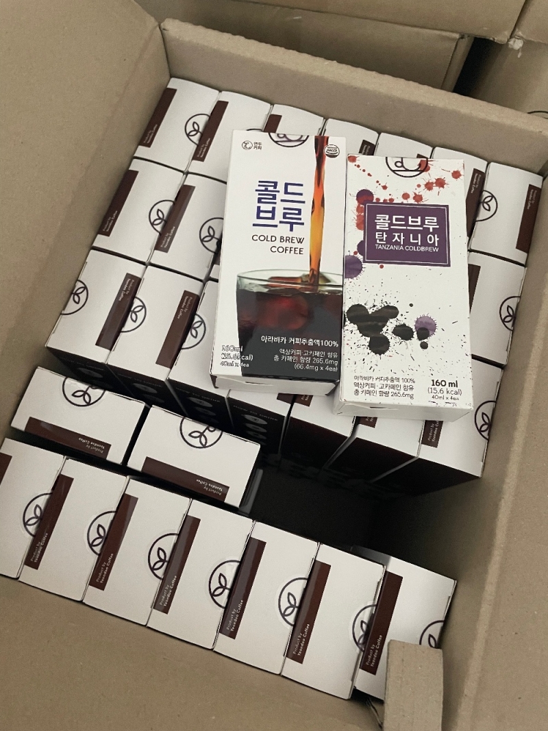 韩国进口咖啡液40ml x4袋