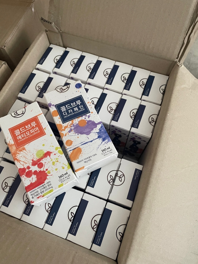 韩国进口咖啡液40ml x4袋